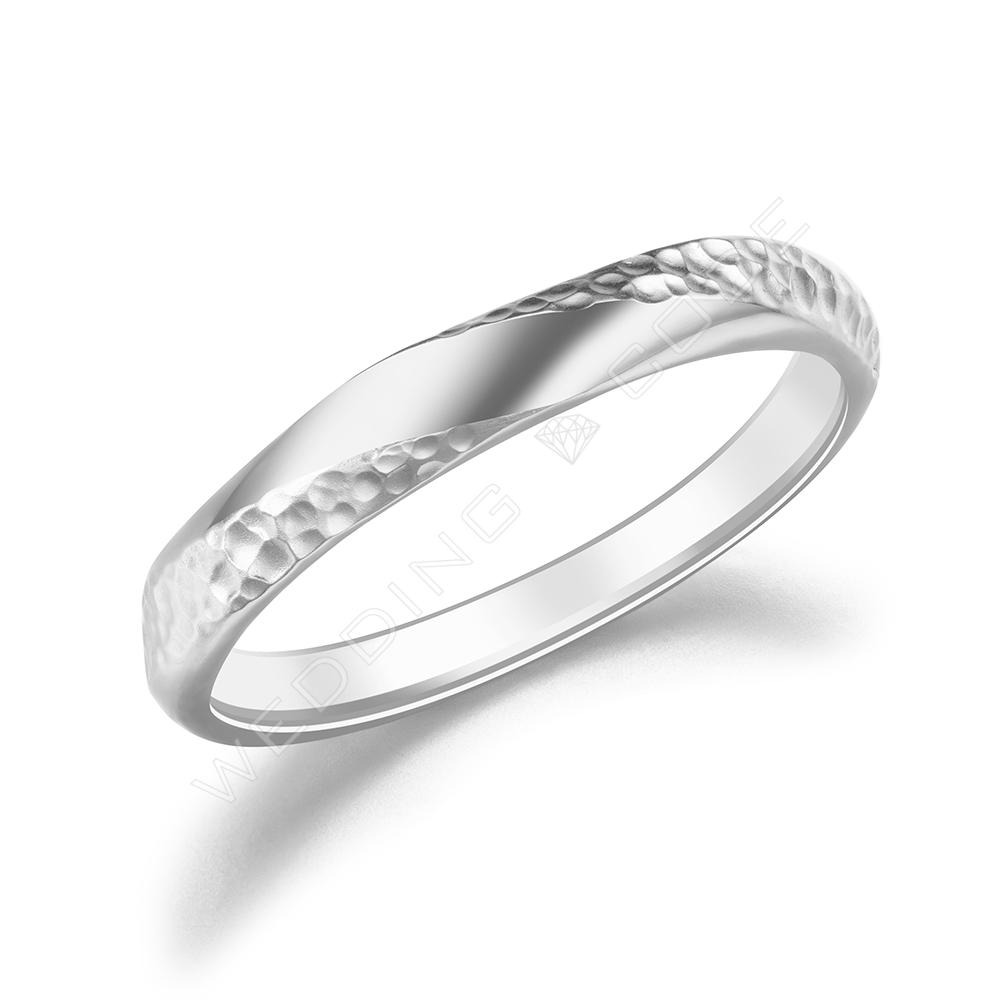 ｜WEDDING CODE｜★男戒 3098 敲打鉑金